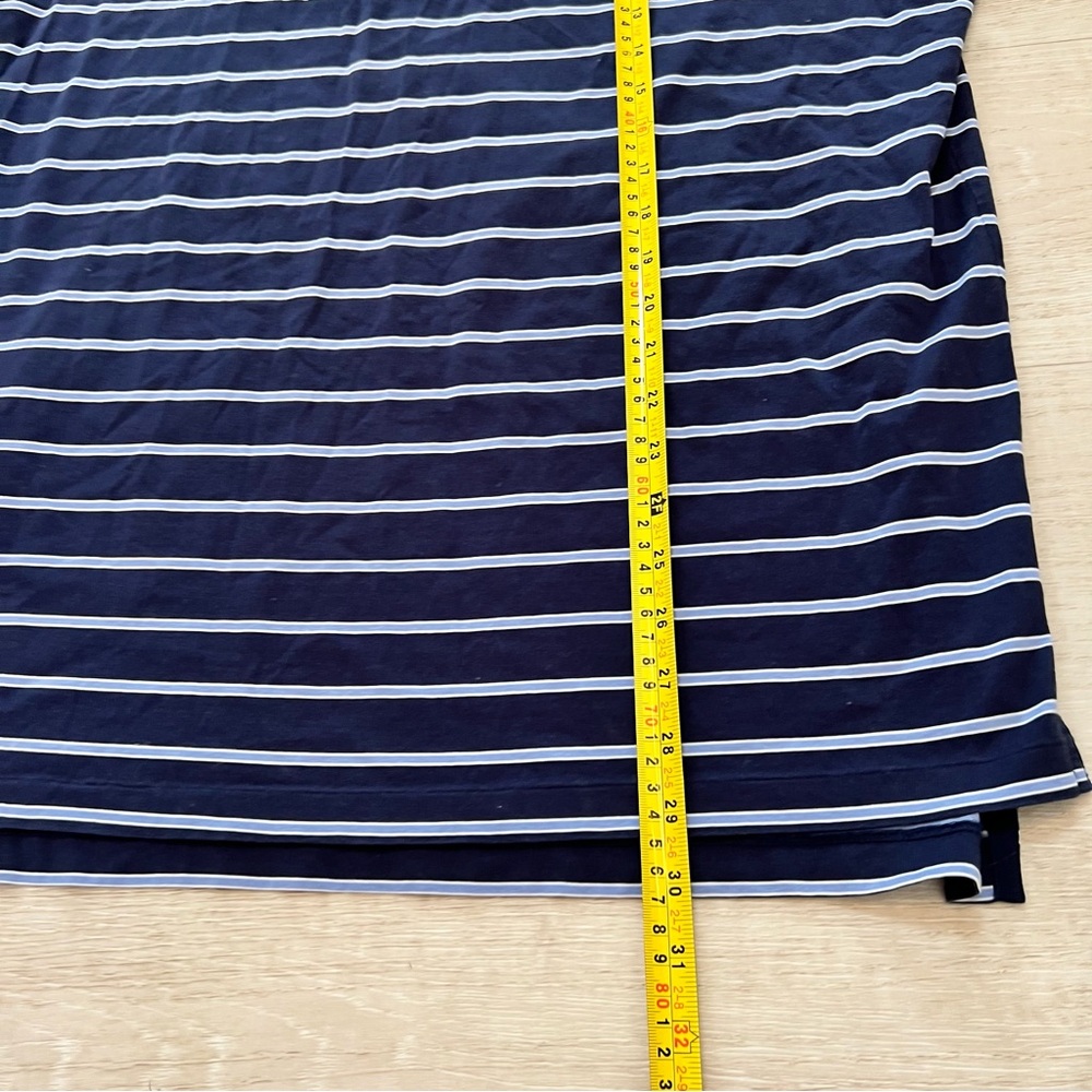 Ralph Lauren Polo Golf Polo Shirt Mens Blue Striped PGA Embroidery - Picture 7 of 9